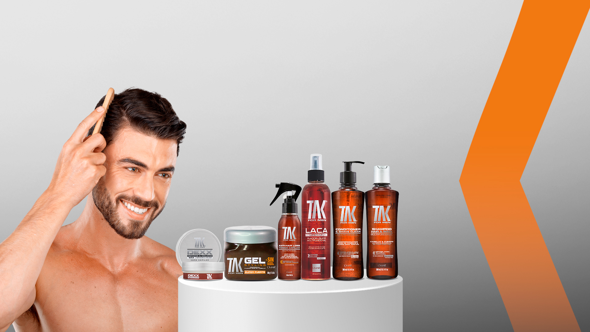 Modelo y Productos Tac For Men Modelo y Productos Tac For Men